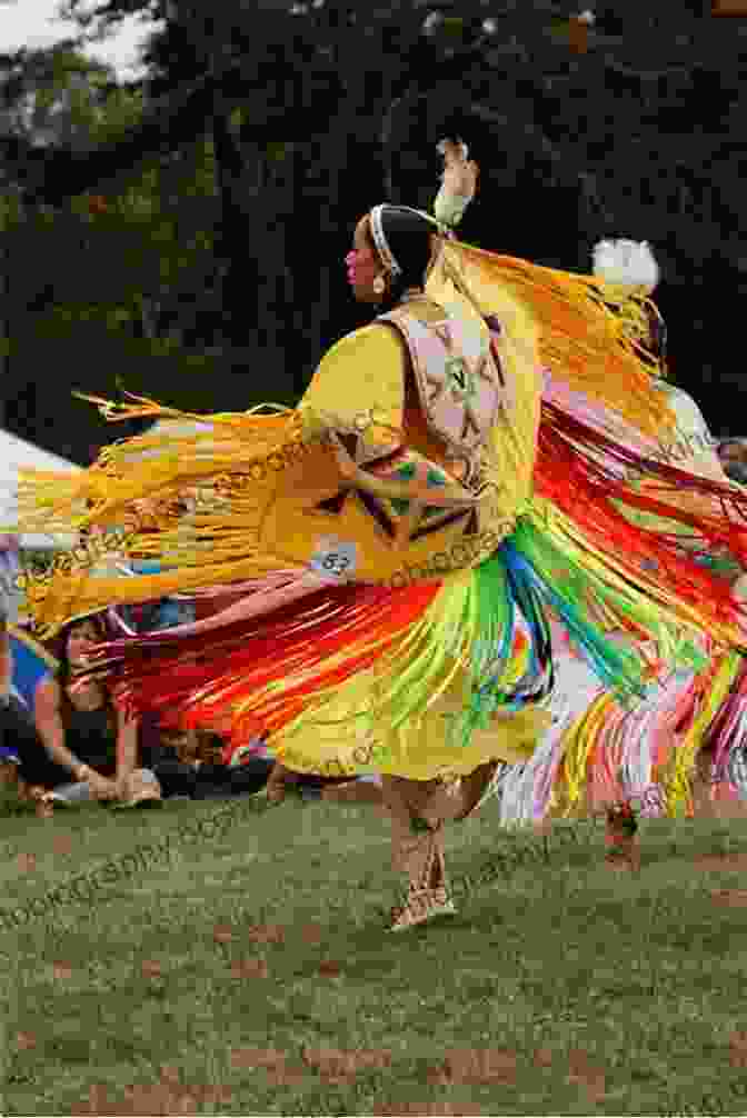 [A Group Of Native Americans Performing A Traditional Dance In Colorful Regalia] Henry BIGtree S 100th Birthday Party