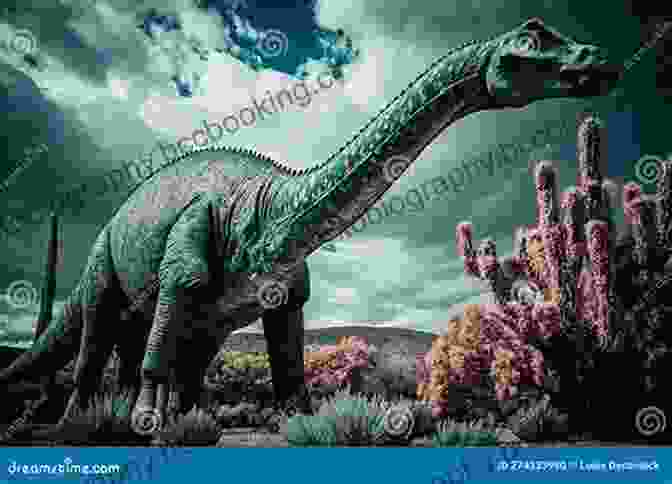 A Majestic Brachiosaurus Towering Over A Lush Prehistoric Landscape The Greatest Dinosaur Ever Brenda Z Guiberson