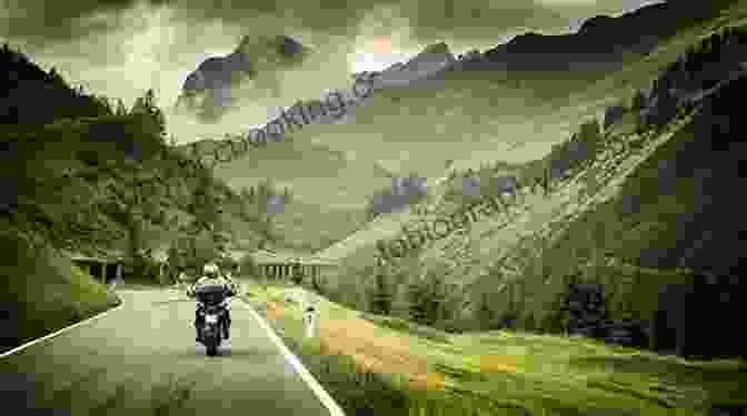 A Man Riding A Motorcycle Through A Winding Road In The Mountains At The Altar Of The Road Gods: Stories Of Motorcycles And Other Drugs