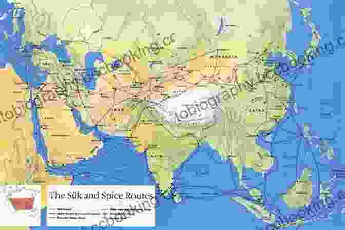 A Map Showing The Routes Of The Silk Road Walking To Samarkand: The Great Silk Road From Persia To Central Asia