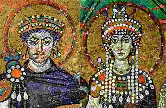 A Mosaic Depicting Theodora And Justinian Together, Justinian Holding A Globe And Theodora Holding A Cross, Symbolizing Their Shared Power. Theodora: Actress Empress Saint (Women In Antiquity)