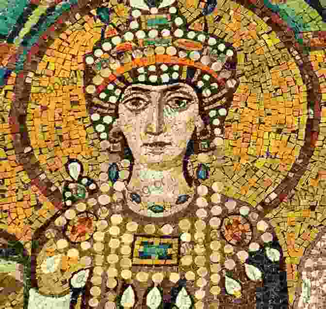 A Mosaic Depicting Theodora, Empress Of The Byzantine Empire, Wearing Elaborate Jewelry And Garments. Theodora: Actress Empress Saint (Women In Antiquity)