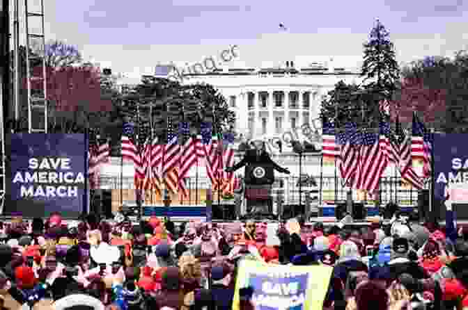 A Photograph Of Donald Trump Addressing A Rally, With A Crowd Of Supporters In The Background. The United States Of Trump: How The President Really Sees America
