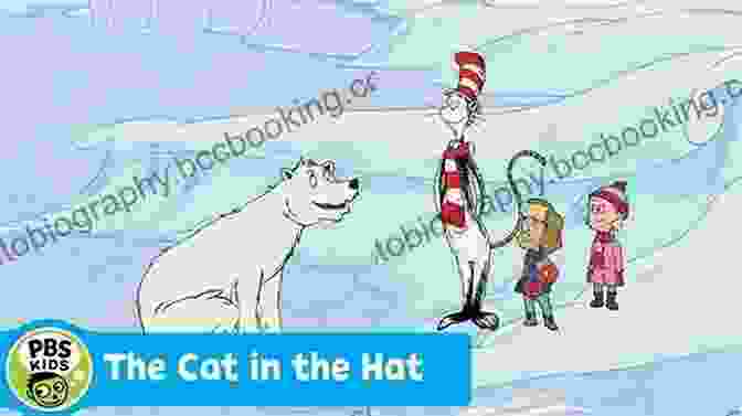 A Polar Bear And The Cat In The Hat Standing On Arctic Sea Ice Ice Is Nice : All About The North And South Poles (Cat In The Hat S Learning Library)