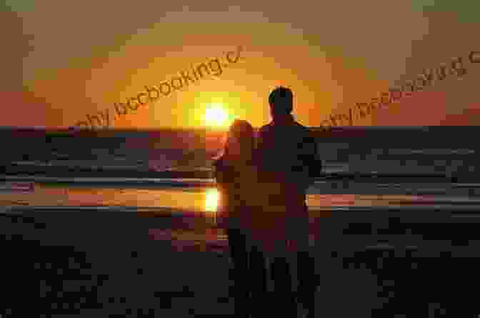 A Romantic Brazilian Couple Enjoying A Sunset On The Beach, Surrounded By Hearts Becoming Brazilian: How To Work Live And Love Like A Brazilian
