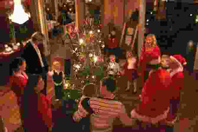 A Swedish Family Gathered Around A Christmas Tree, Singing And Celebrating A Swedish Christmas Barbara Sealock