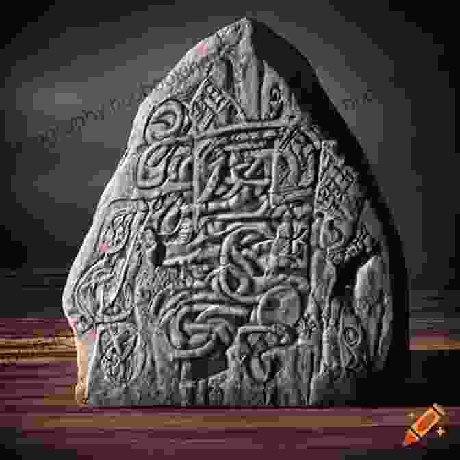 A Weathered Viking Runestone Stands Tall, Its Intricate Carvings Depicting Scenes From Their Lives And Beliefs. Guts Glory: The Vikings Ben Thompson