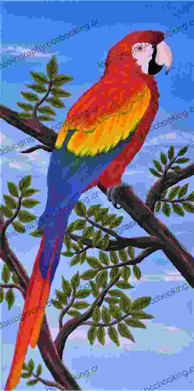 Adding Details To A Macaw Parrot Painting How To Oil Paint A Macaw Parrot (Intermediate 1)