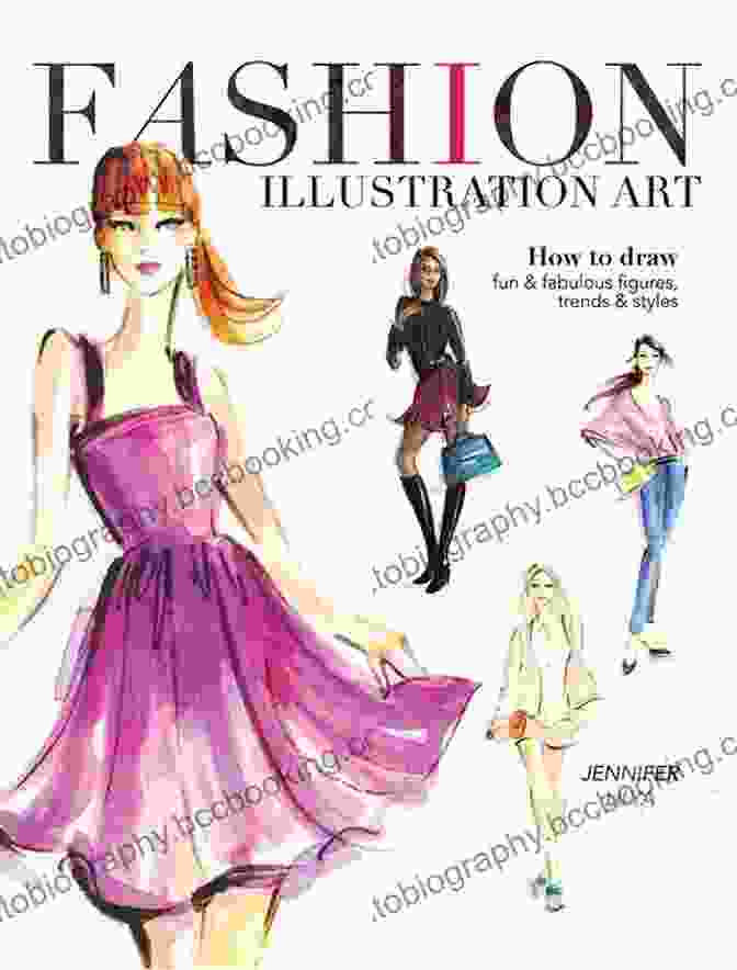 Advanced Fashion Drawing: Lifestyle Illustration Book Cover Featuring A Vibrant Fashion Illustration Advanced Fashion Drawing: Lifestyle Illustration