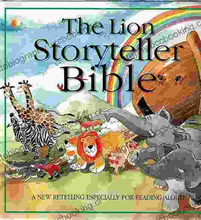 An Illustration From 'The Lion Storyteller Easter Book Storyteller' Depicting Leo The Lion Surrounded By Attentive Animal Friends In A Lush Meadow The Lion Storyteller Easter Book: A Storyteller