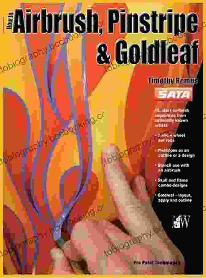Book Cover Of 'How To Airbrush Pinstripe Goldleaf' How To Airbrush Pinstripe Goldleaf: Hot Rods Motorcycles Aircraft (Pro Paint Techniques)