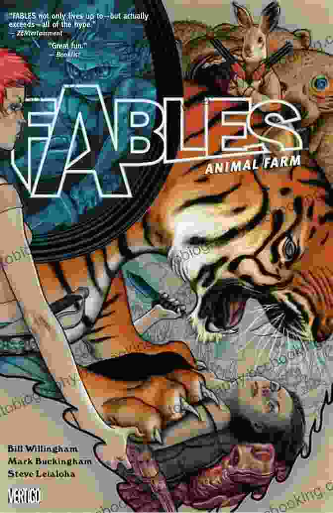 Cover Of 'Fables Vol Animal Farm Fables Graphic Novels' Featuring Animals On A Farm Fables Vol 2: Animal Farm (Fables (Graphic Novels))
