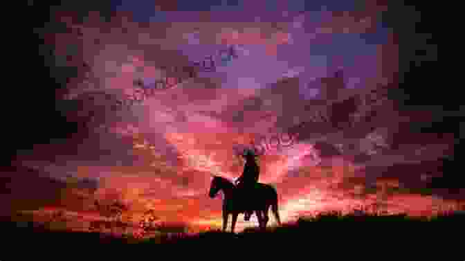 Cowboy Riding His Horse Through A Breathtaking Sunset In The American West Making Circles: The Memoir Of A Cowboy Journalist