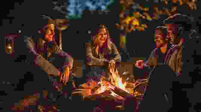 Cowboy Sharing Stories And Laughter Around A Crackling Campfire Making Circles: The Memoir Of A Cowboy Journalist