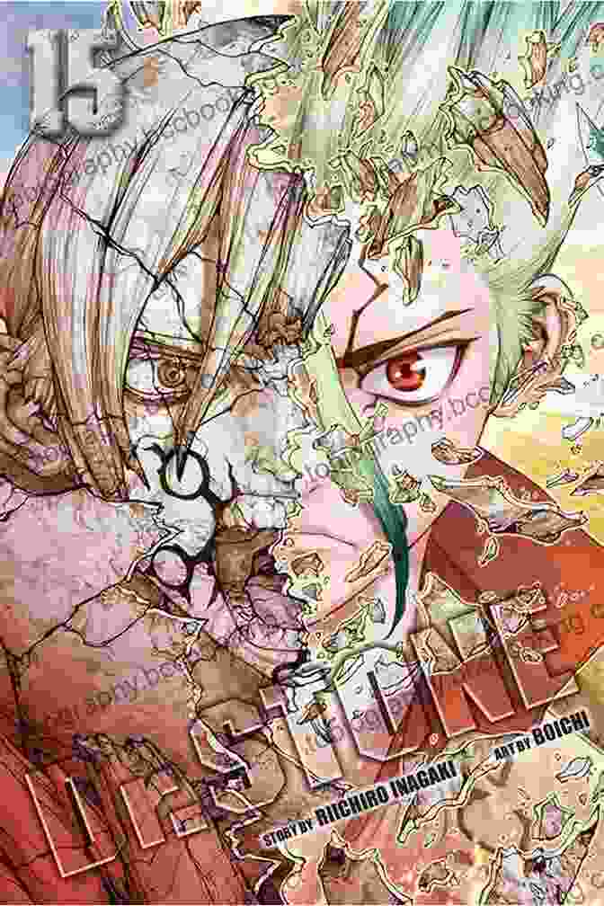 Dr. Stone Vol 15 Manga Cover Featuring Senku Ishigami And Taiju Oki Dr STONE Vol 15: The Strongest Weapon Is