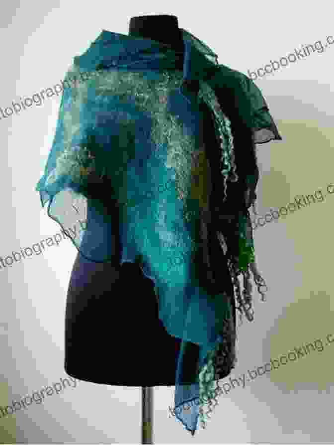 Eco Friendly Felted Scarf Made From Sustainable Materials Felted Knits Beverly Galeskas