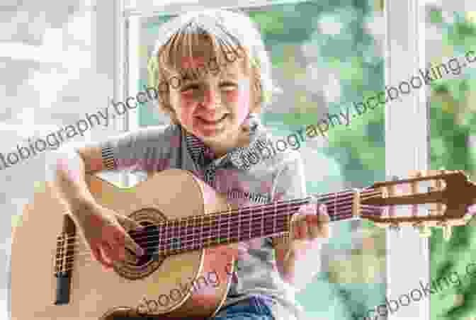 Excited Child Playing Guitar My First Guitar Learn To Play: Kids
