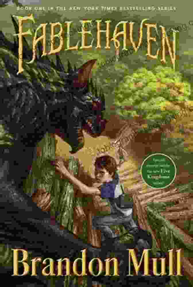 Fablehaven Book Cover With A Boy And A Girl Standing In A Forest With A Castle In The Background Fablehaven Brandon Mull