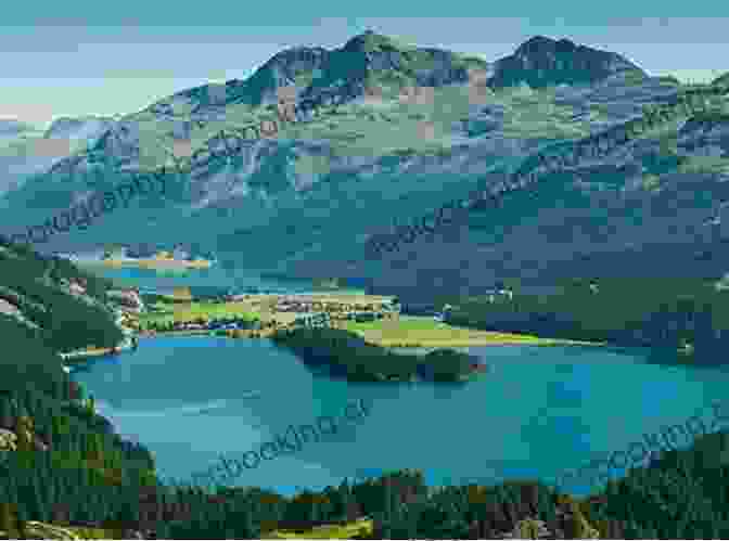 Hikers Enjoying The Serene Beauty Of Lake Sils In The Engadine Region, With Towering Mountains Reflecting In The Crystal Clear Waters Best Hiking In Switzerland In The Valais Bernese Alps The Engadine And Davos: Over 100 Hikes In The Spectacular Swiss Alps