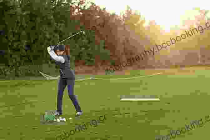 Image Of A Woman Golfer Practicing Her Swing On A Driving Range Ultimate Women S Golf Guide Barney Kasdan