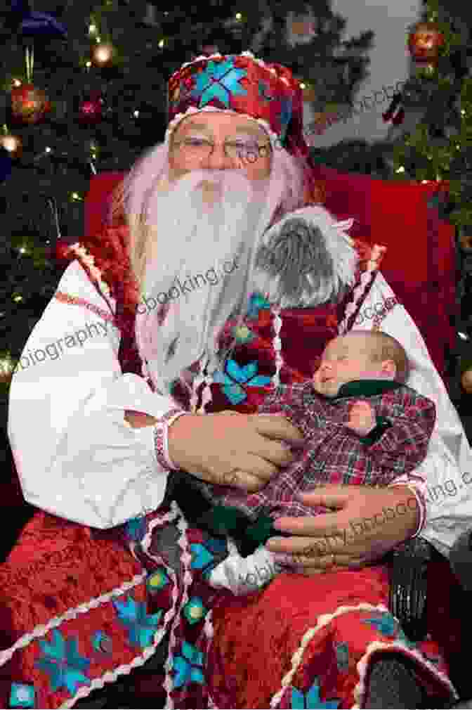Jultomte, The Swedish Santa Claus, With A White Beard And A Red Coat A Swedish Christmas Barbara Sealock