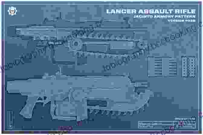 Lancer Weapon Blueprint Gear Of War 5 The Complete Art Book: Gear V