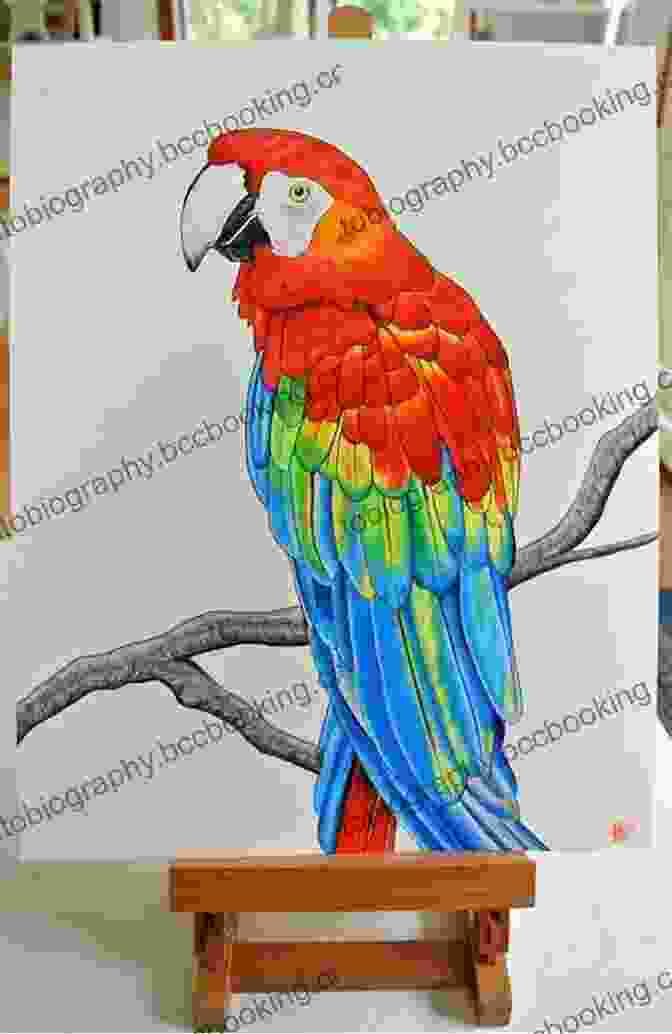 Painting The Wings And Tail Of A Macaw Parrot How To Oil Paint A Macaw Parrot (Intermediate 1)