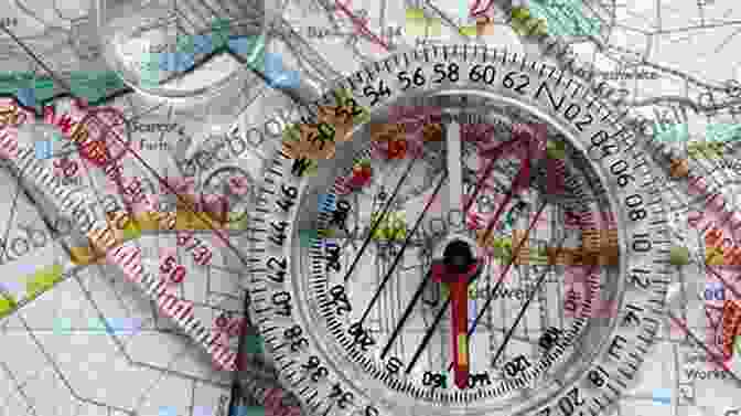 Person Using A Compass To Determine Direction Be Expert With Map And Compass