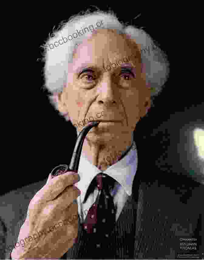 Portrait Of Bertrand Russell, A Distinguished Philosopher And Writer, With A Thoughtful Expression And Piercing Gaze The Autobiography Of Bertrand Russell