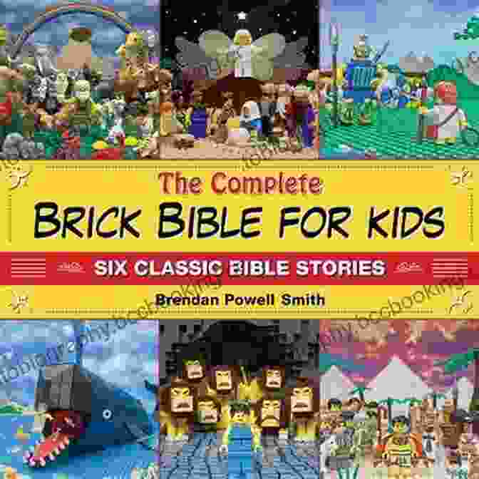 The Christmas Story: The Brick Bible For Kids Book Cover, Featuring A LEGO Brick Nativity Scene The Christmas Story: The Brick Bible For Kids