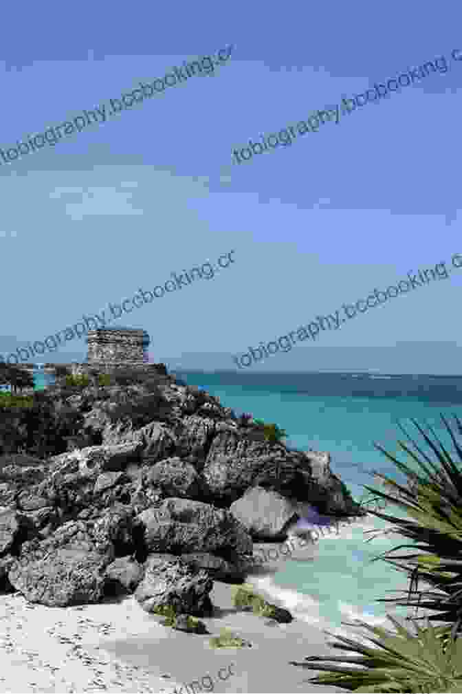 The El Castillo At Tulum Overlooking The Caribbean Sea Yucatan The Maya Ruins