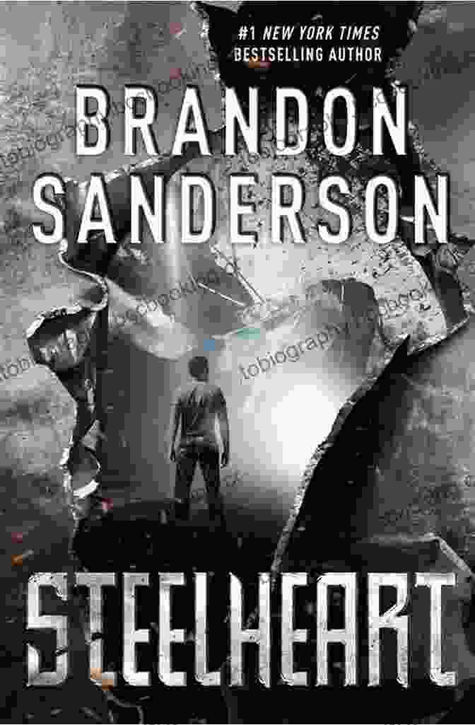 The Mesmerizing Cover Of Steelheart, Featuring David Charleston Standing Defiantly Against A Towering Supervillain The Reckoners Series: Steelheart Firefight Calamity