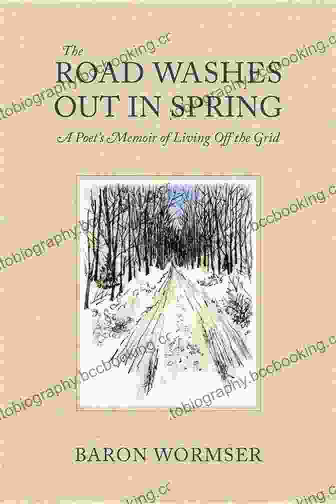 The Road Washes Out In Spring Book Cover With A Serene Image Of A Road Disappearing Into A Body Of Water During Springtime The Road Washes Out In Spring: A Poet S Memoir Of Living Off The Grid