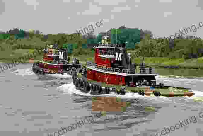 Tugboat Navigating A River Woodstock Ontario 1 In Colour Photos: Saving Our History One Photo At A Time (Cruising Ontario 125)