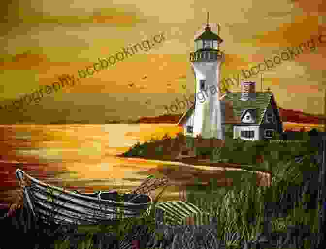 Watercolor Painting Of A Scottish Lighthouse At Sunset, Surrounded By Boats And Seabirds The Lighthouse Stevensons: The Extraordinary Story Of The Building Of The Scottish Lighthouses By The Ancestors Of Robert Louis Stevenson