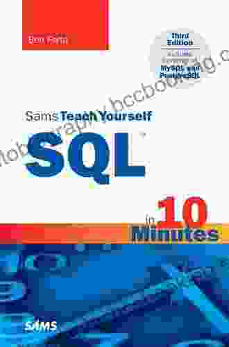 SQL In 10 Minutes A Day Sams Teach Yourself